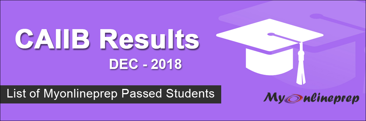 CAIIB Results Dec 2018