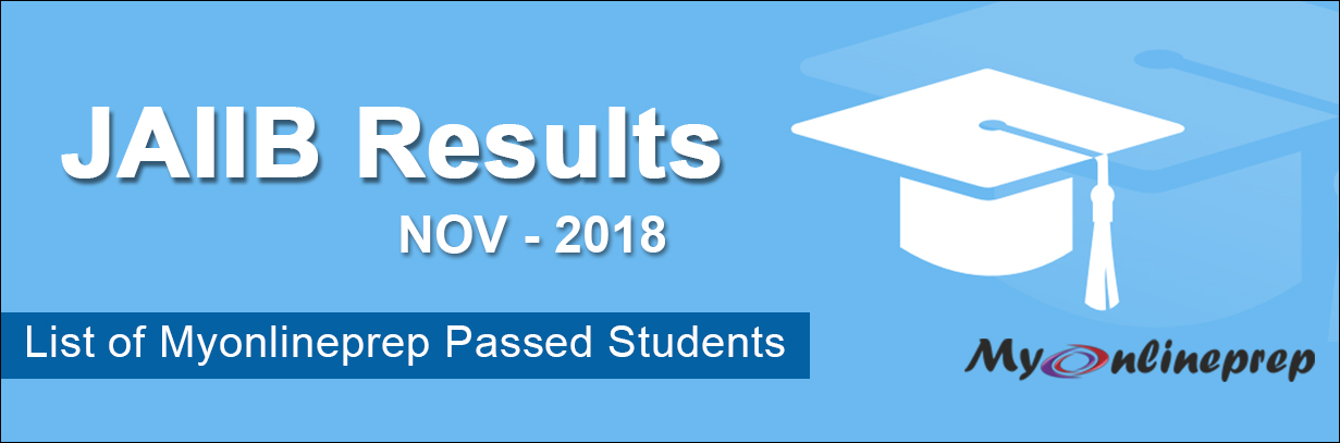 JAIIB Results Nov 2018